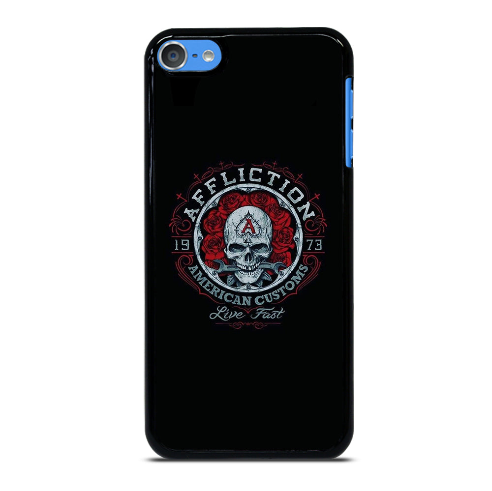 AFFLICTION SKULL ROSE iPod Touch Case Cover
