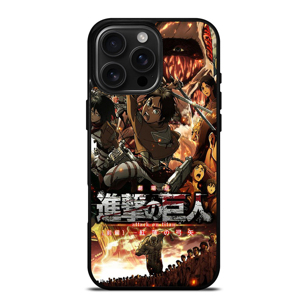 ANIME ATTACK ON TITAN CHARACTER iPhone Case Cover