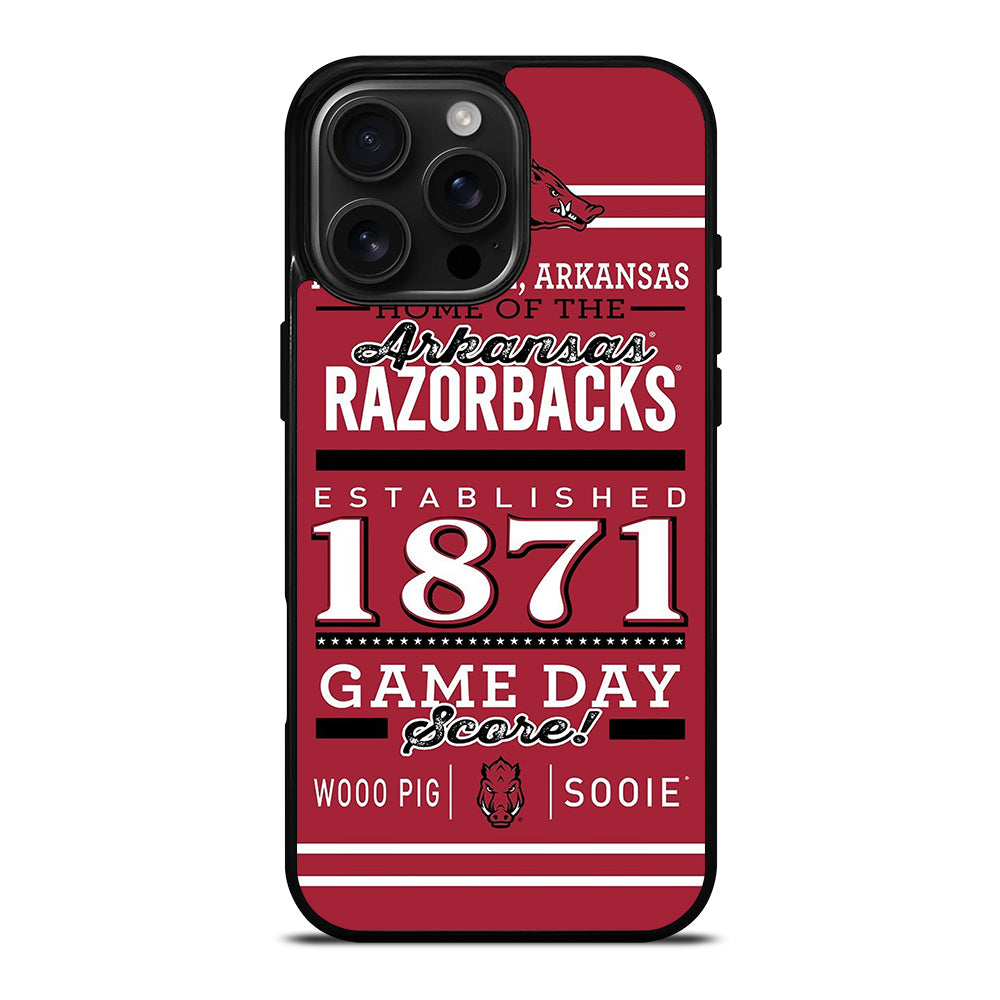 ARKANSAS RAZORBACKS 1871 iPhone Case Cover