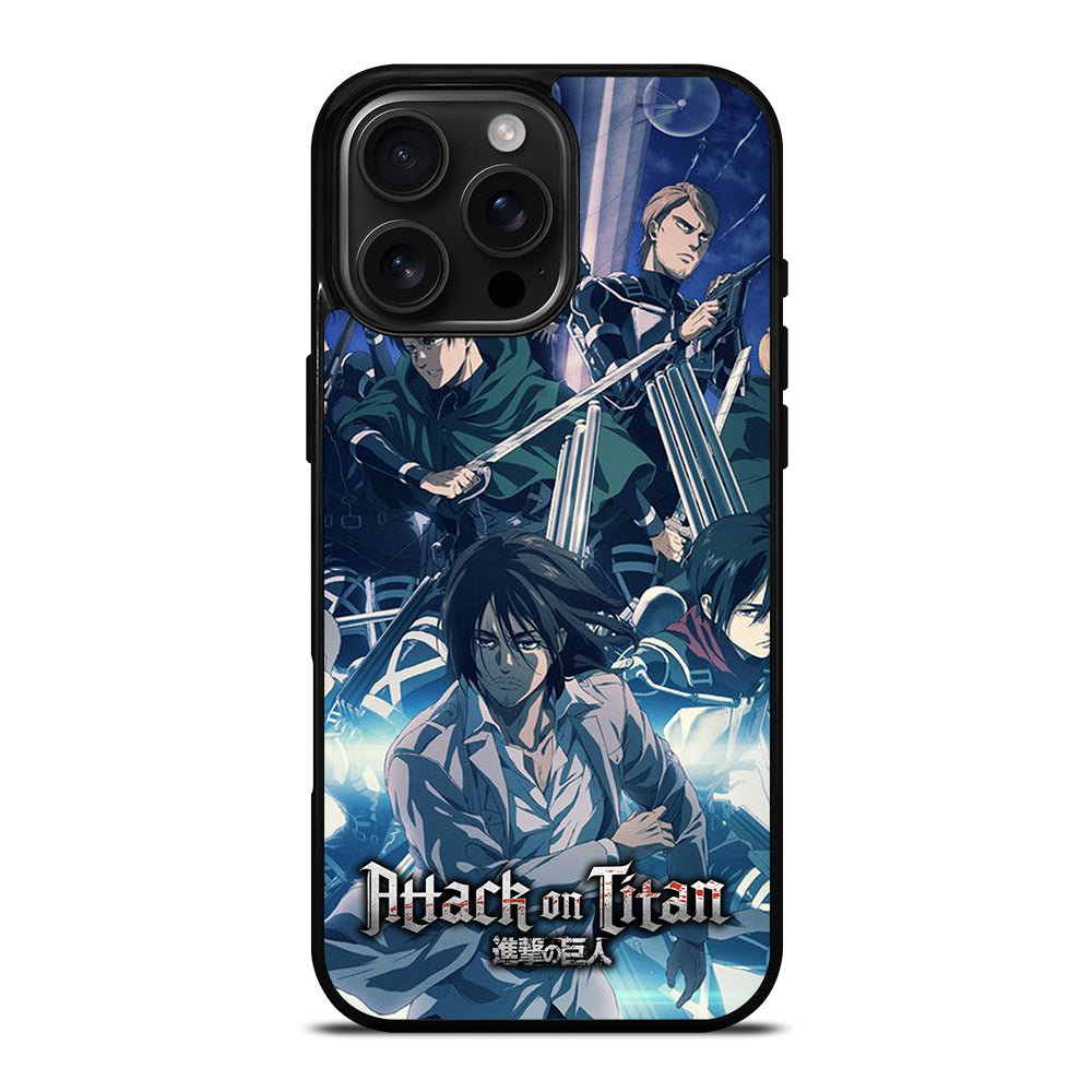 ATTACK ON TITAN ANIME CHARACTER iPhone Case Cover