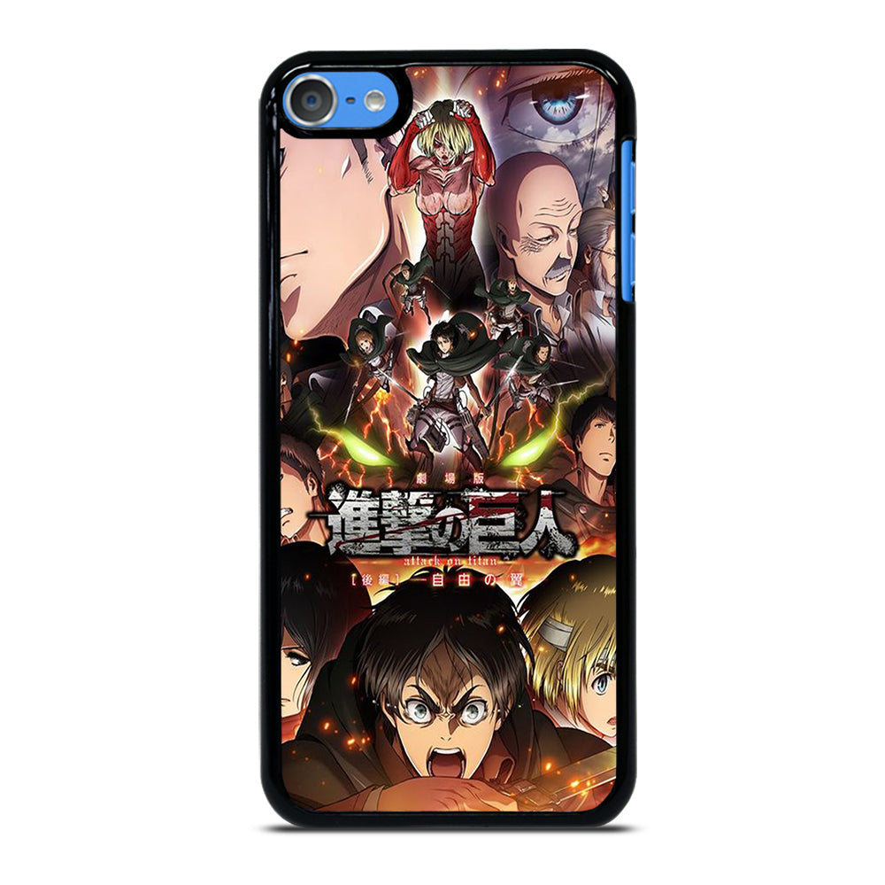 ATTACK ON TITAN CHARACTER ANIME iPod Touch Case Cover