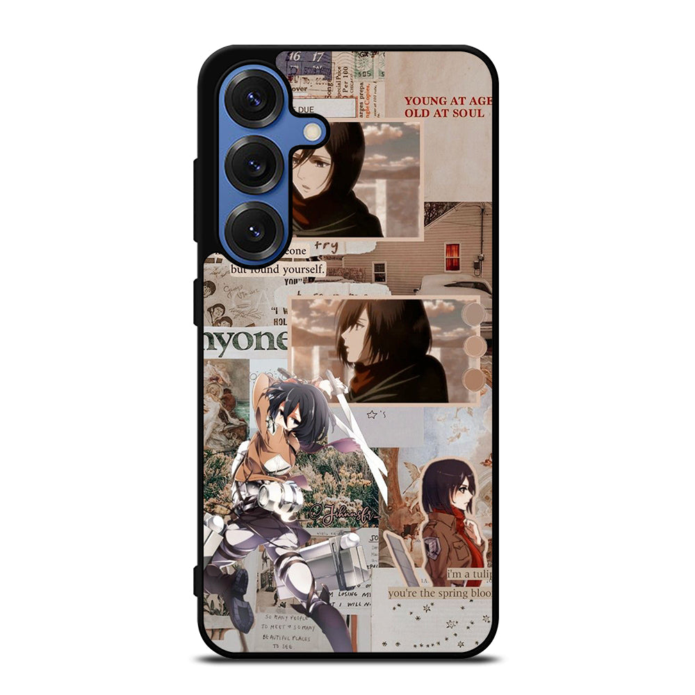 ATTACK ON TITAN MIKASA ACKERMAN COLLAGE Samsung Galaxy Case Cover
