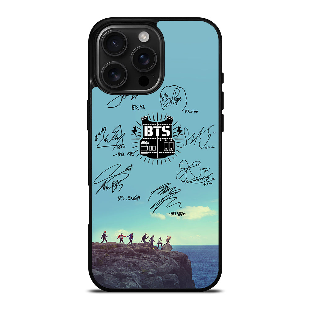 BANGTAN BOYS BTS SIGNATURE iPhone Case Cover
