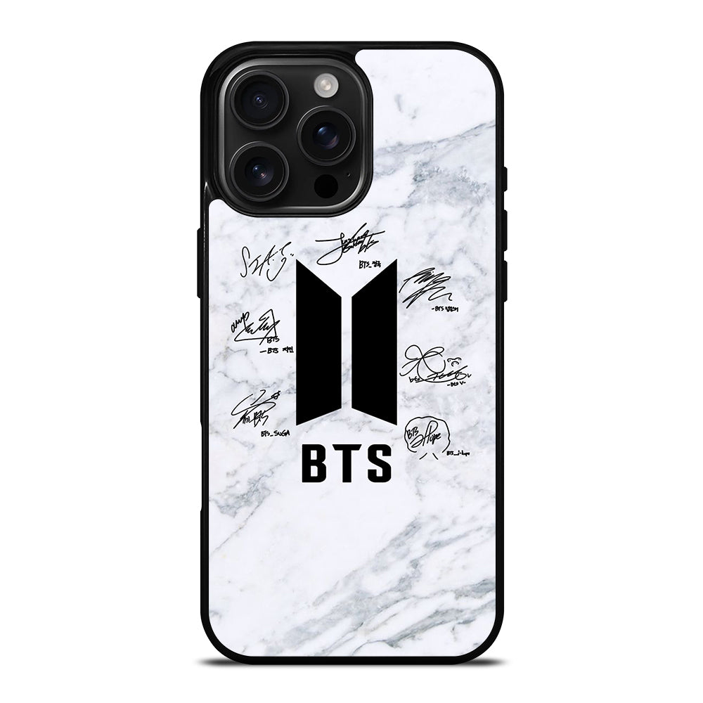 BANGTAN BOYS BTS SIGNATURE MARBLE iPhone Case Cover