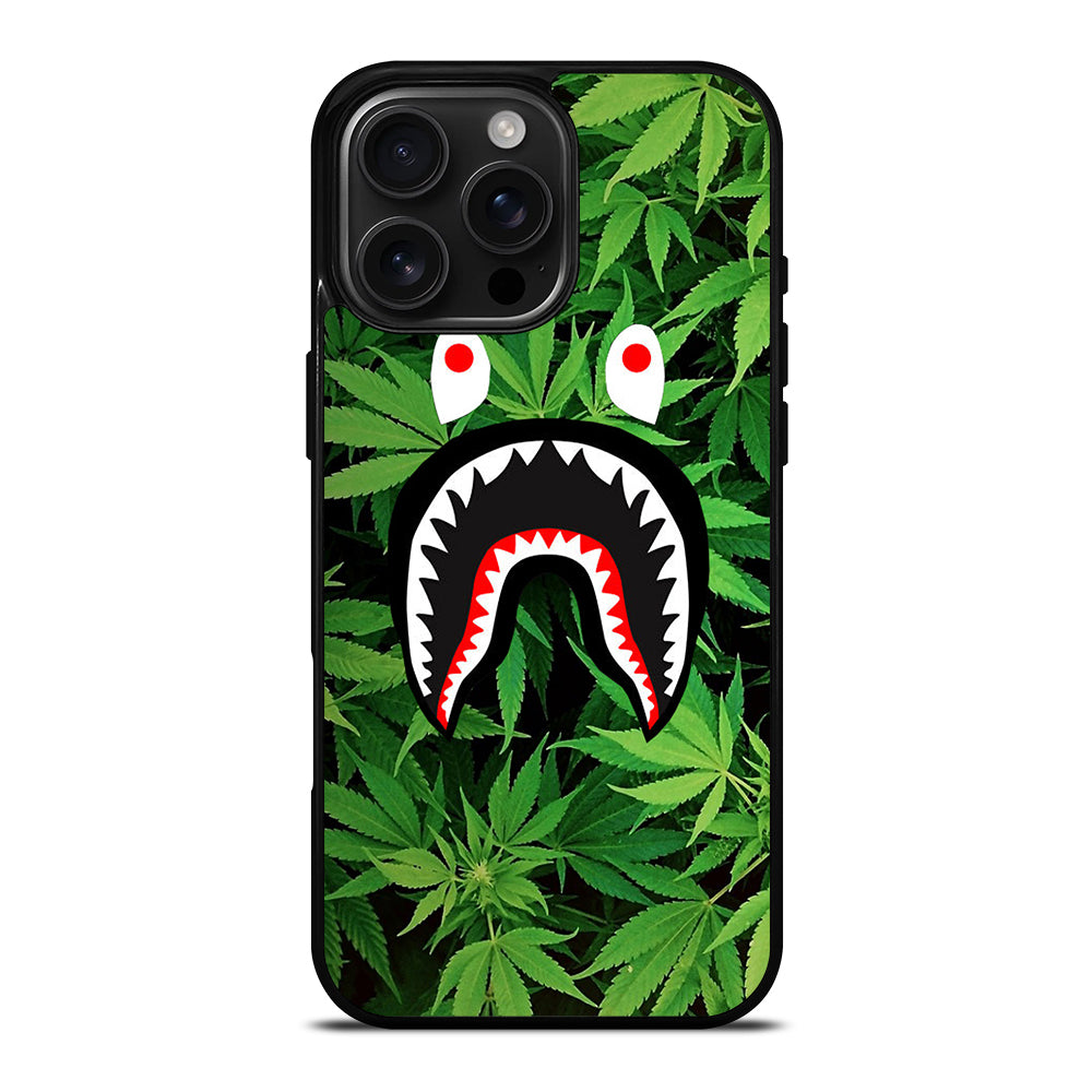BAPE CAMO SHARK WEED iPhone Case Cover