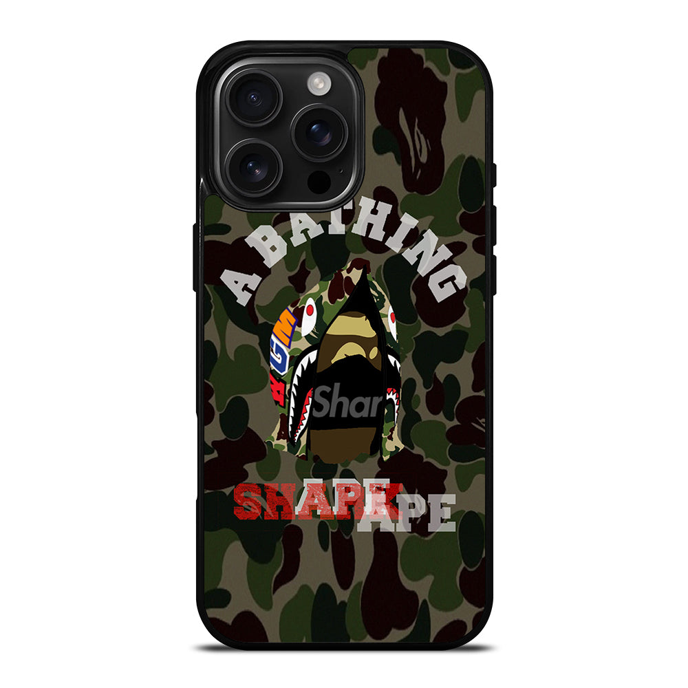 BAPE SHARK CAMO iPhone Case Cover