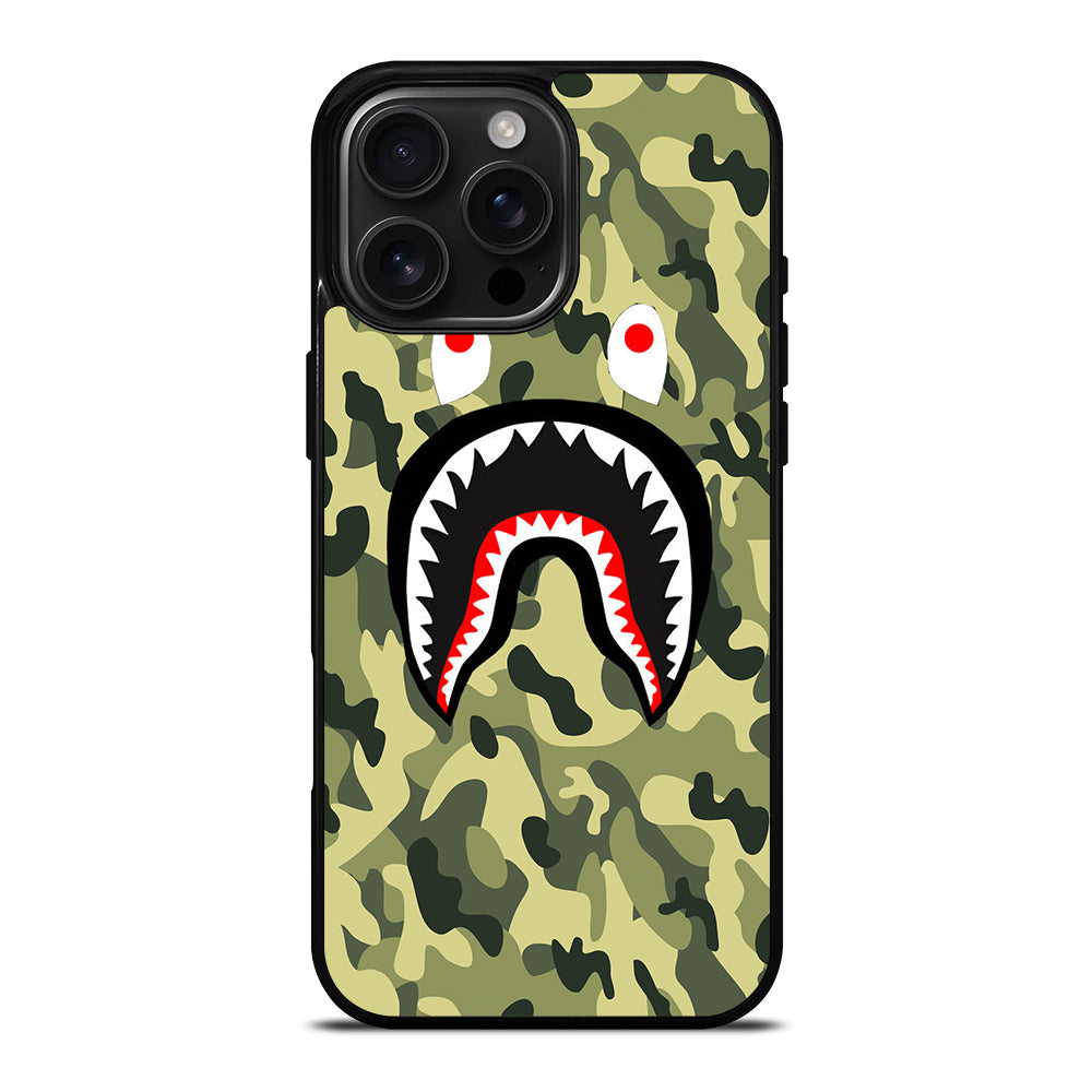 BAPE SHARK CAMO 2 iPhone Case Cover