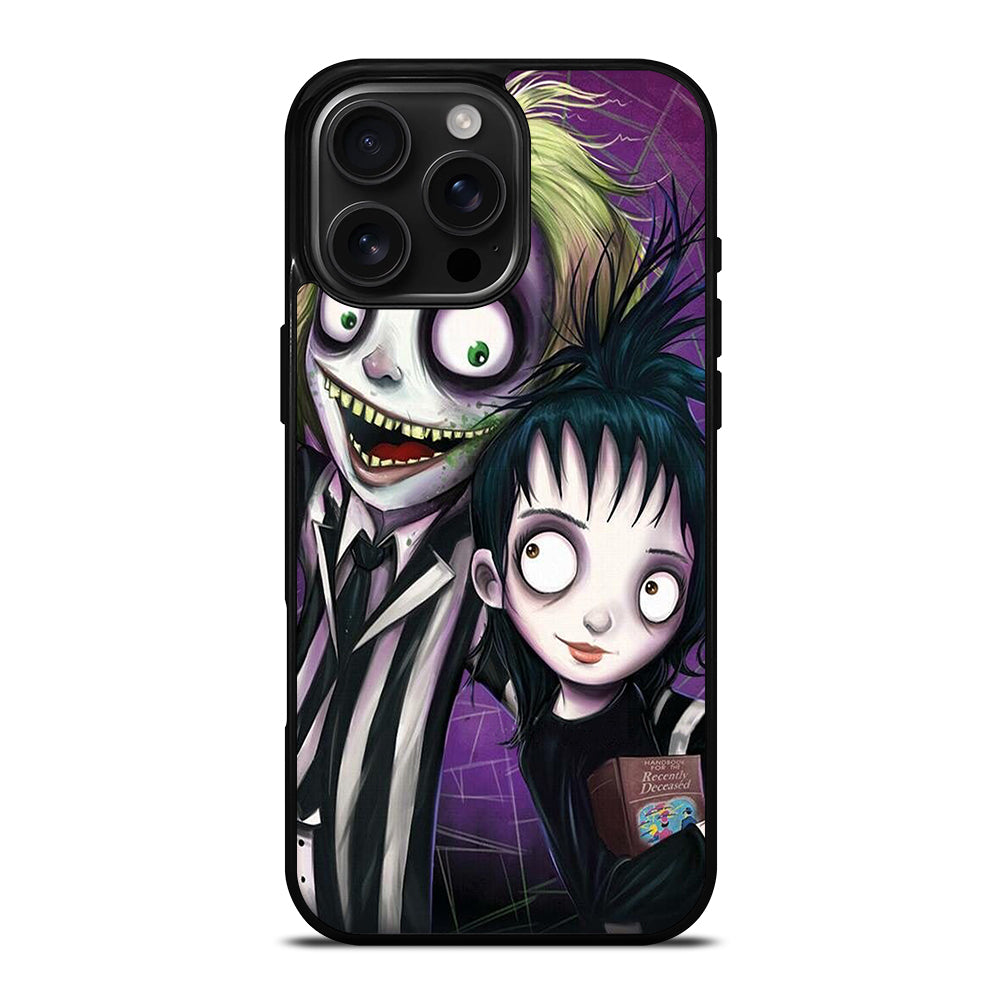 BEETLEJUICE TIM BURTON ART iPhone Case Cover