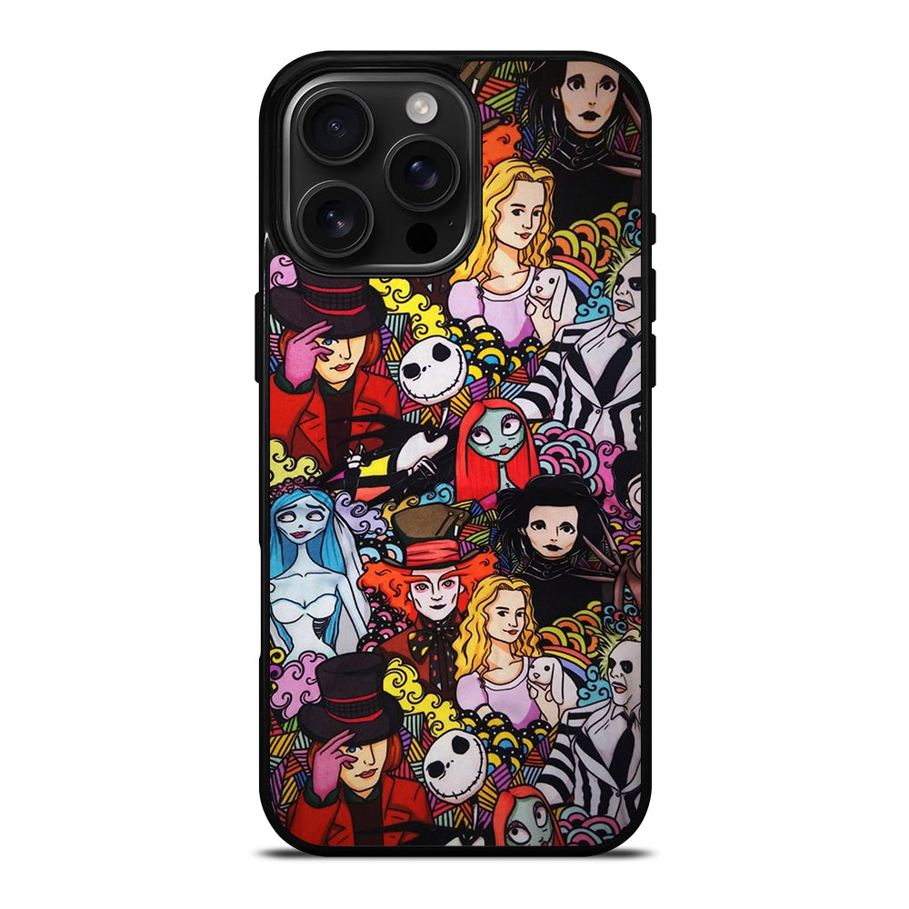 BEETLEJUICE TIM BURTON COLLAGE iPhone Case Cover