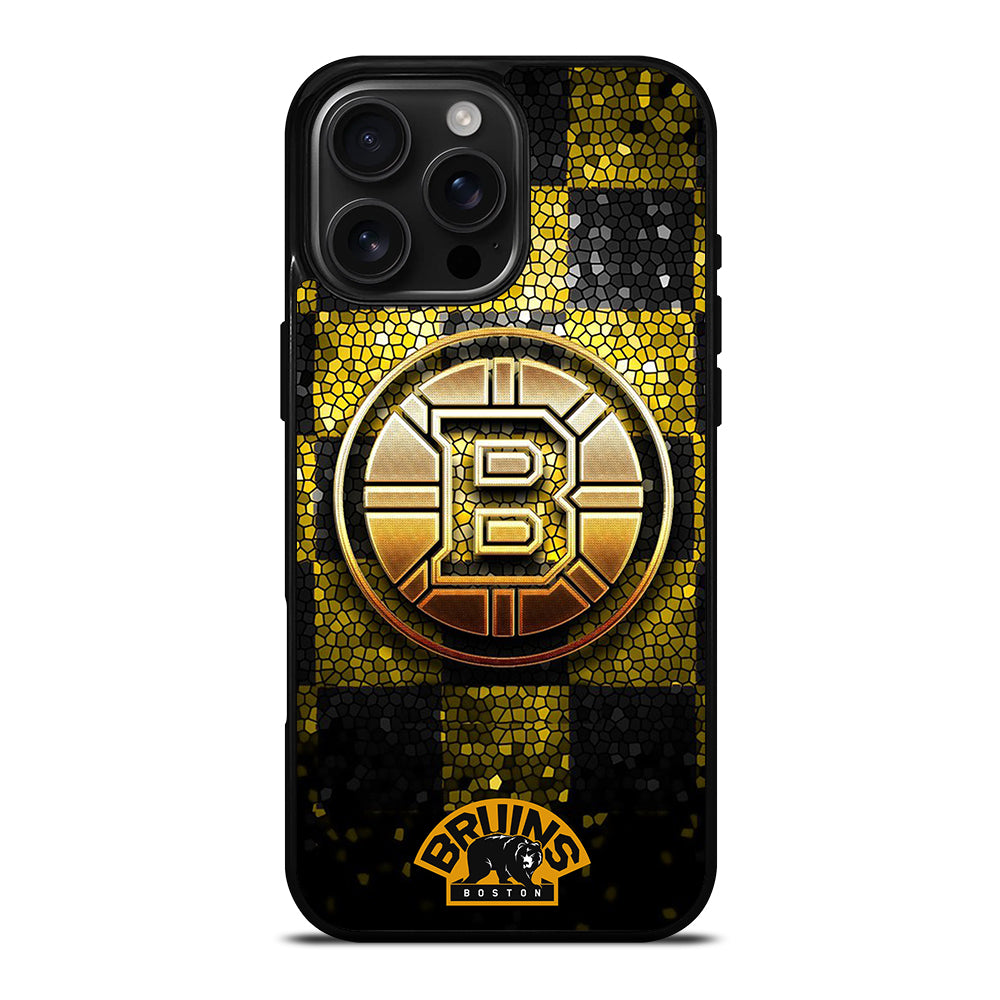 BOSTON BRUINS GOLD LOGO iPhone Case Cover