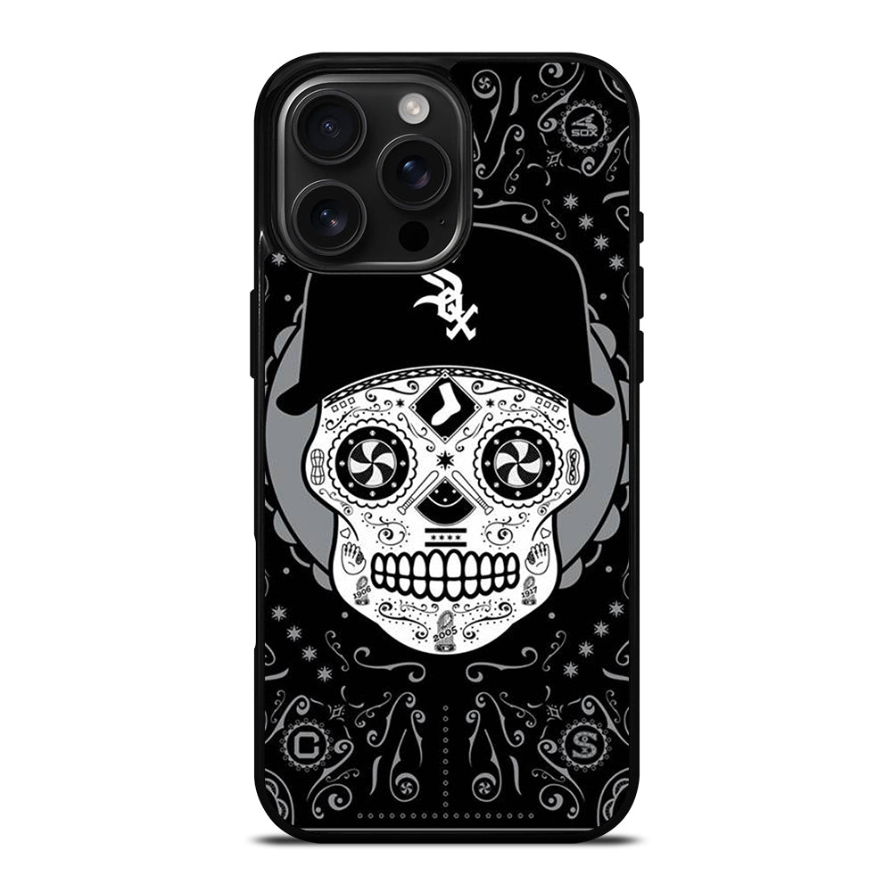 CHICAGO WHITE SOX SKULL LOGO iPhone Case Cover