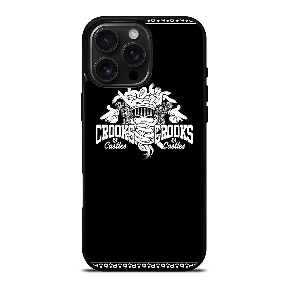 CROOKS AND CASTLES LOGO iPhone Case Cover