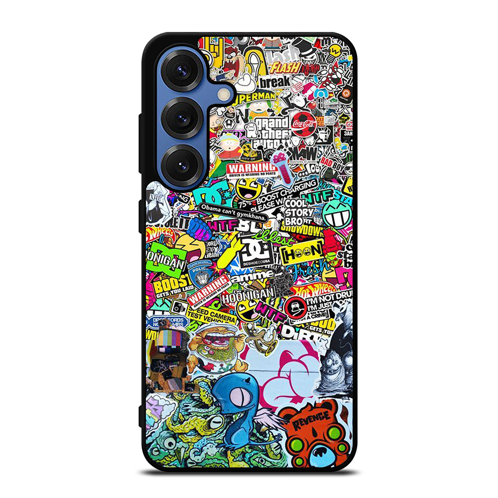 DC STICKER BOMB 2 Samsung Galaxy Case Cover