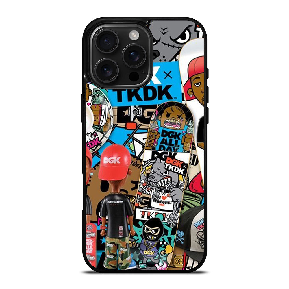 DGK SKATEBOARDING COLLAGE iPhone Case Cover