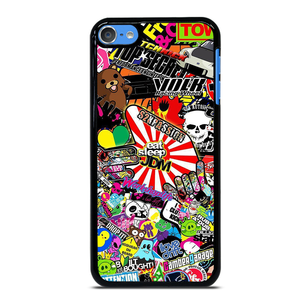 EAT SLEEP JDM STICKER BOMB 2 iPod Touch Case Cover