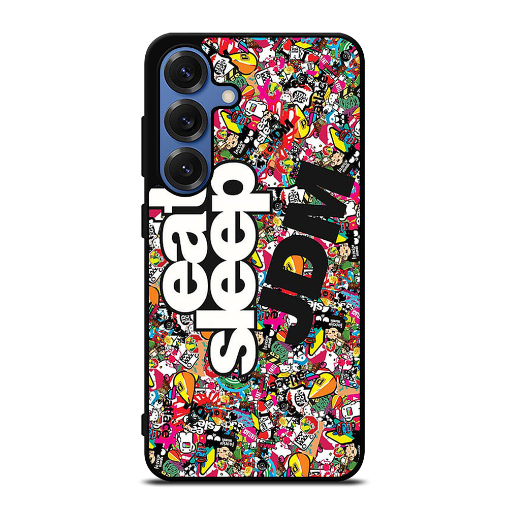 EAT SLEEP JDM STICKER BOMB Samsung Galaxy Case Cover