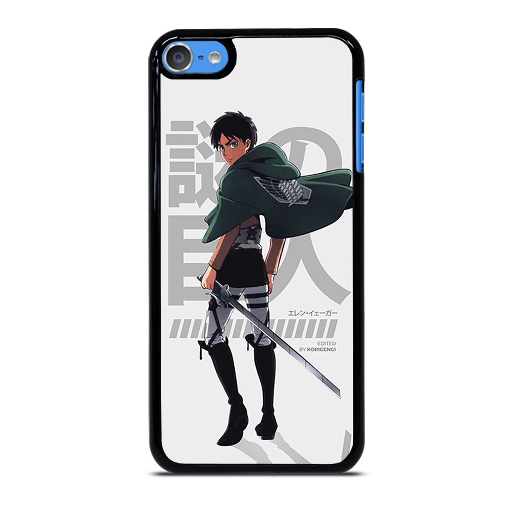 EREN YEAGER ATTACK ON TITAN ANIME iPod Touch Case Cover