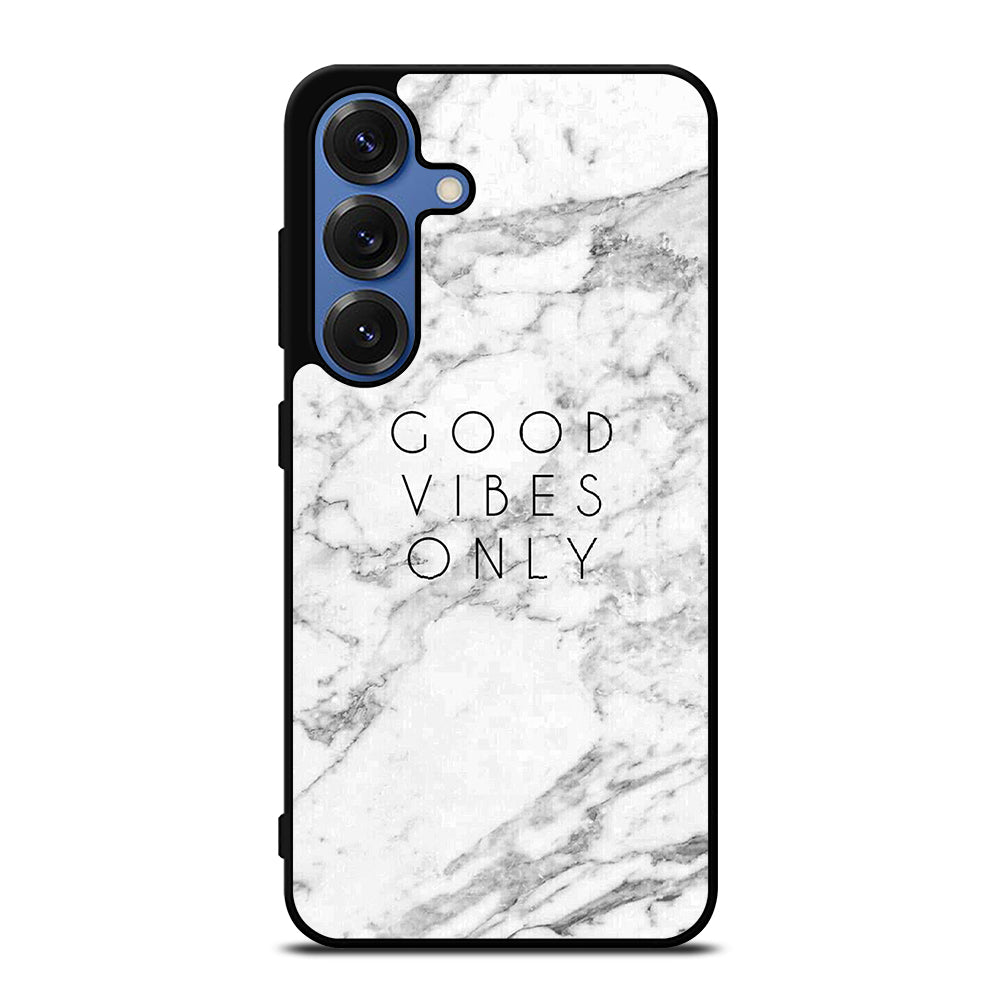 GOOD VIBES ONLY MARBLE Samsung Galaxy Case Cover