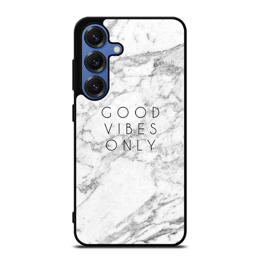GOOD VIBES ONLY MARBLE Samsung Galaxy Case Cover