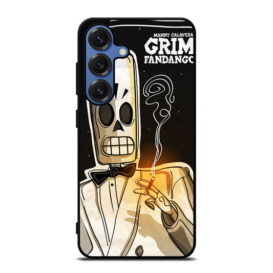 GRIM FANDANGO MANNY CALAVERA CARTOON Samsung Galaxy Case Cover