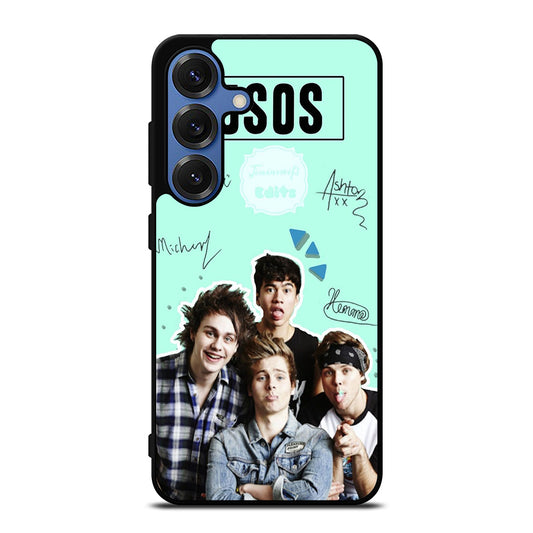 GROUP 5 SECONDS OF SUMMER SIGNATURE Samsung Galaxy Case Cover