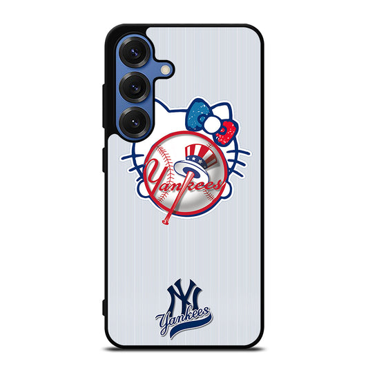 HELLO KITTY NEW YORK YANKEES Samsung Galaxy Case Cover