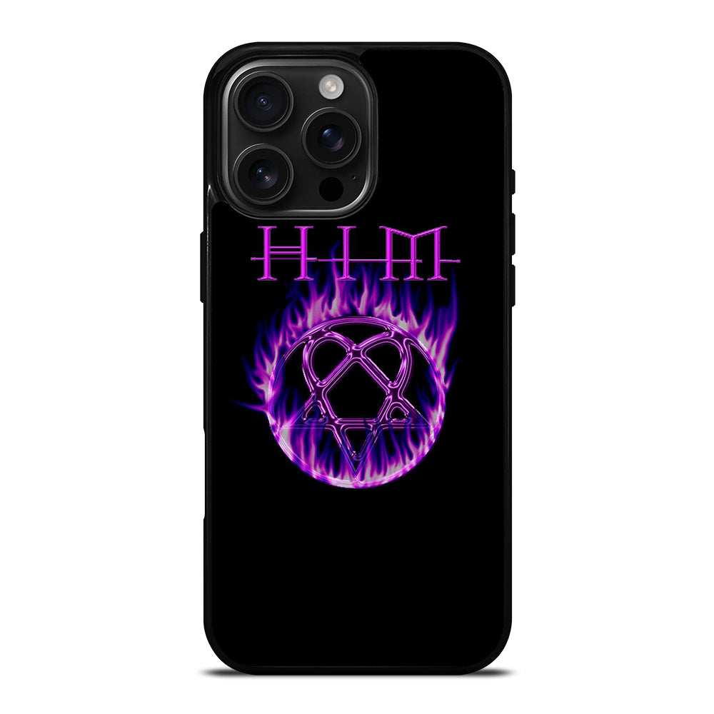 HIM BAND LOGO FLAME iPhone Case Cover