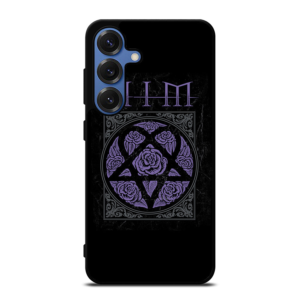 HIM BAND LOGO FLOWER Samsung Galaxy Case Cover
