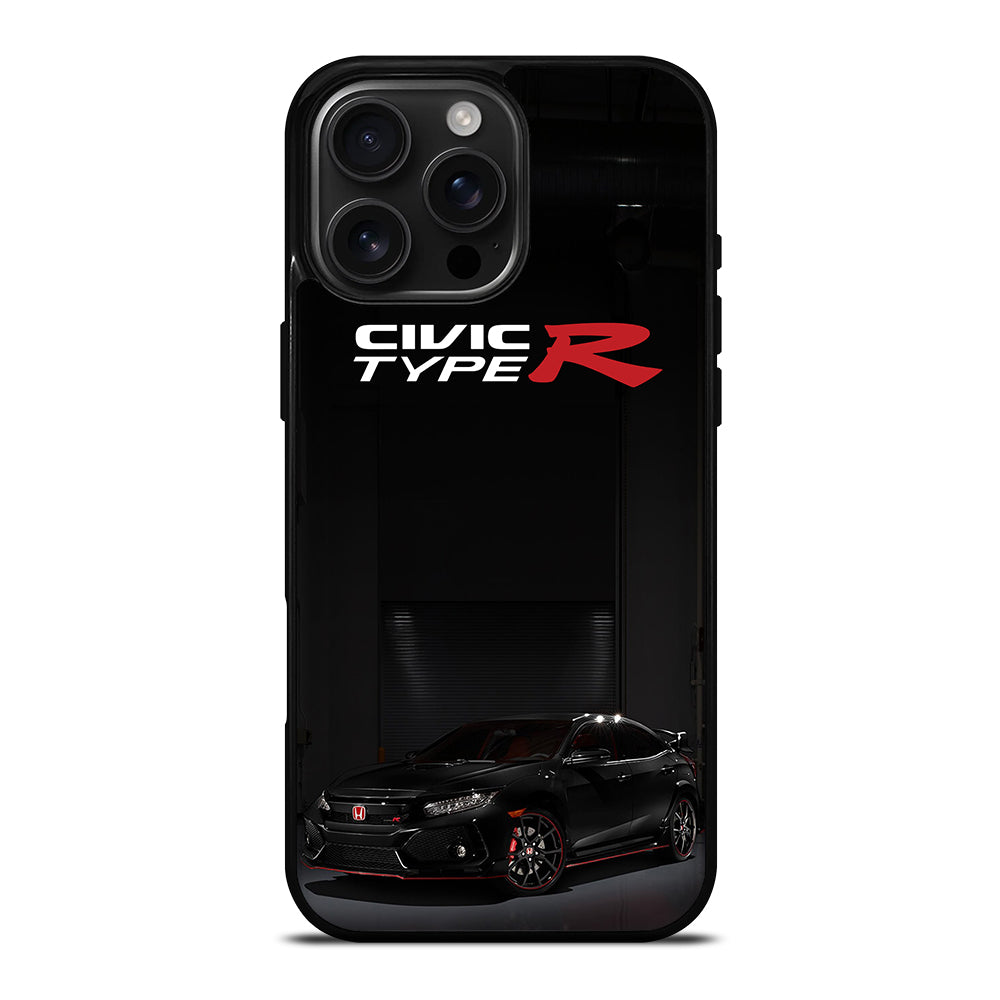 HONDA CIVIC BLACK CAR iPhone Case Cover