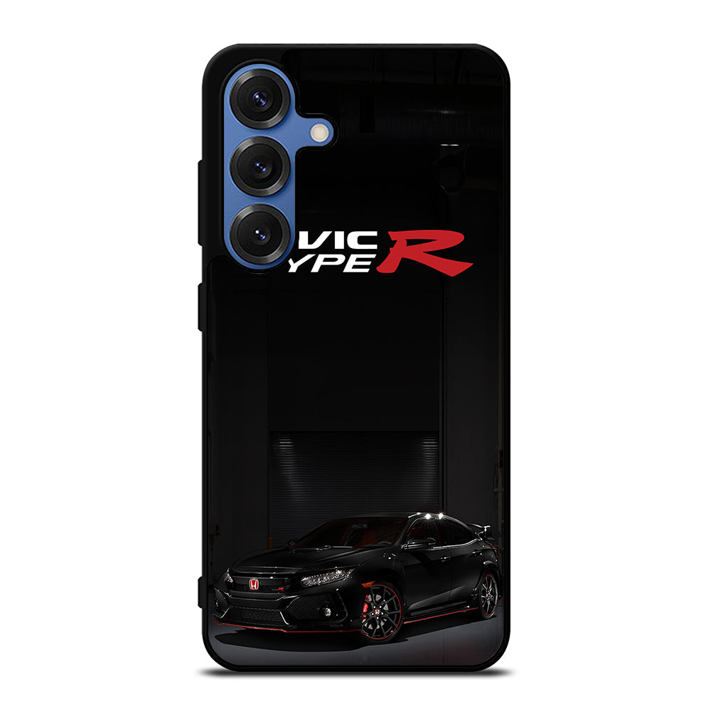 HONDA CIVIC BLACK CAR Samsung Galaxy Case Cover