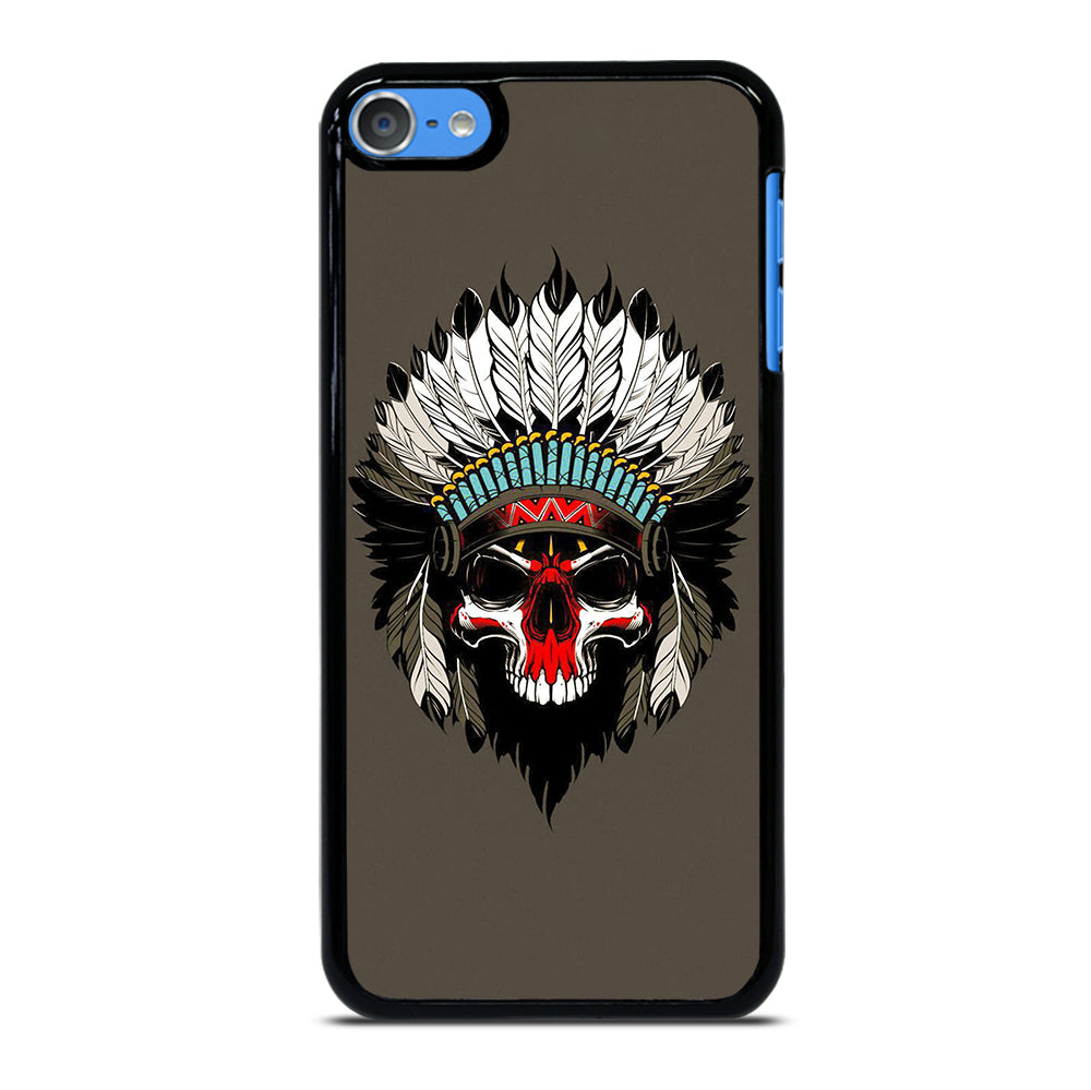 INDIAN FEATHER SKULL iPod Touch Case Cover