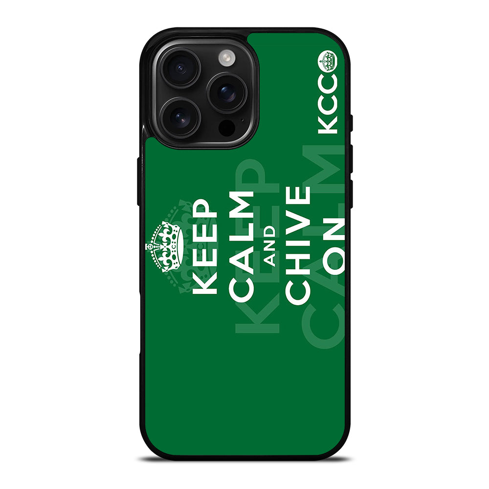 KEEP CALM AND CHIVE ON 2 iPhone Case Cover