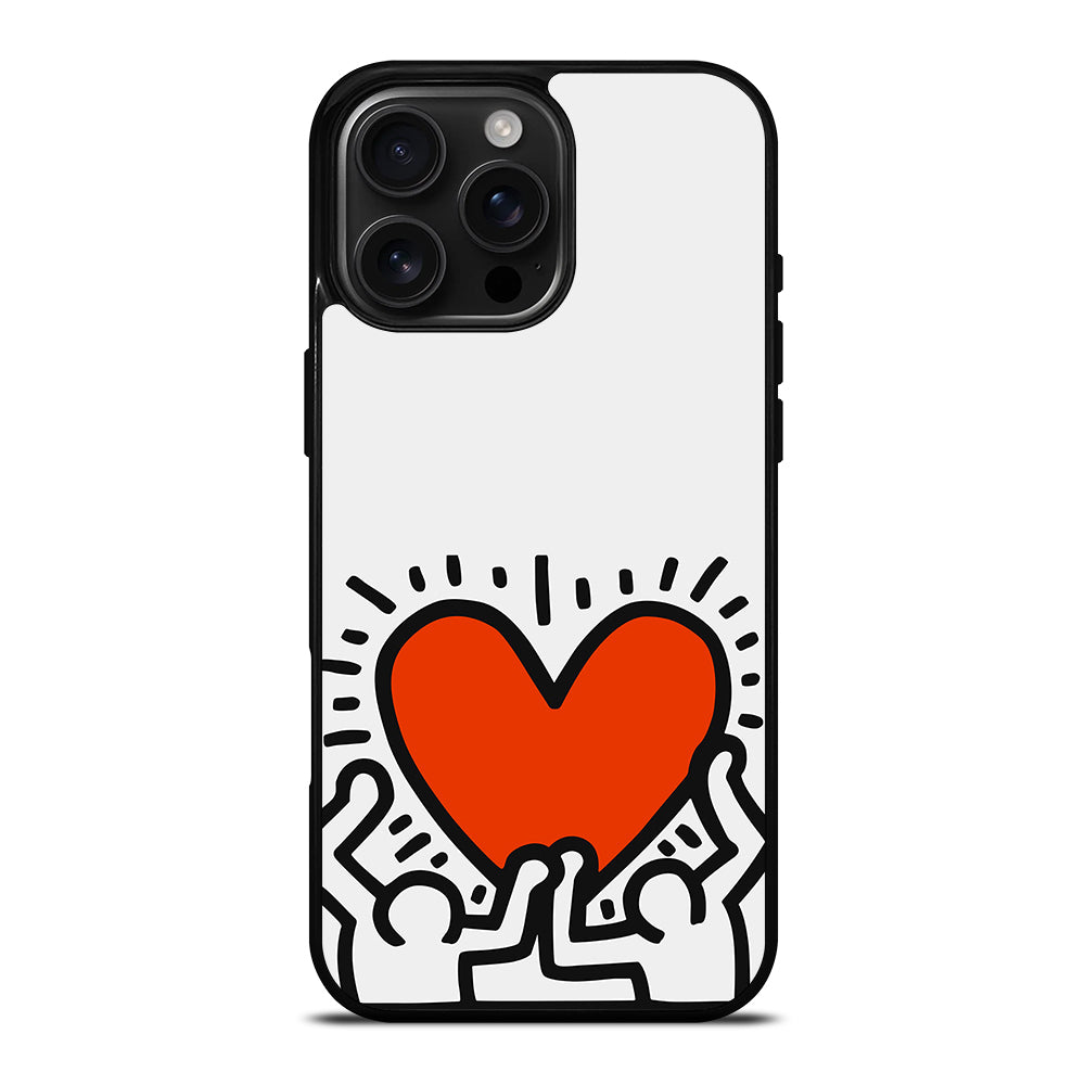 KEITH HARING LOVE 1 iPhone Case Cover