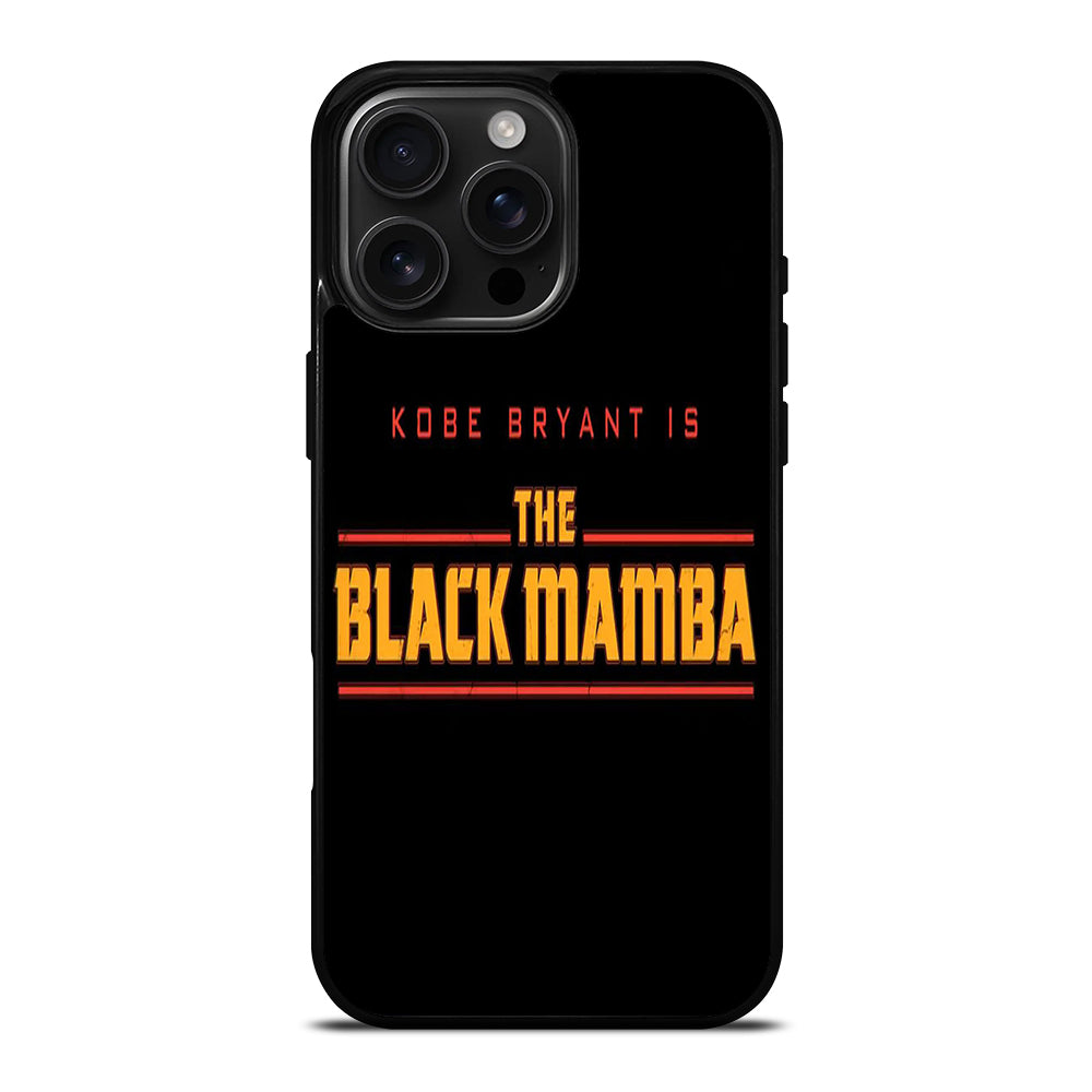 KOBE BRYANT THE BLACK MAMBA 2 iPhone Case Cover