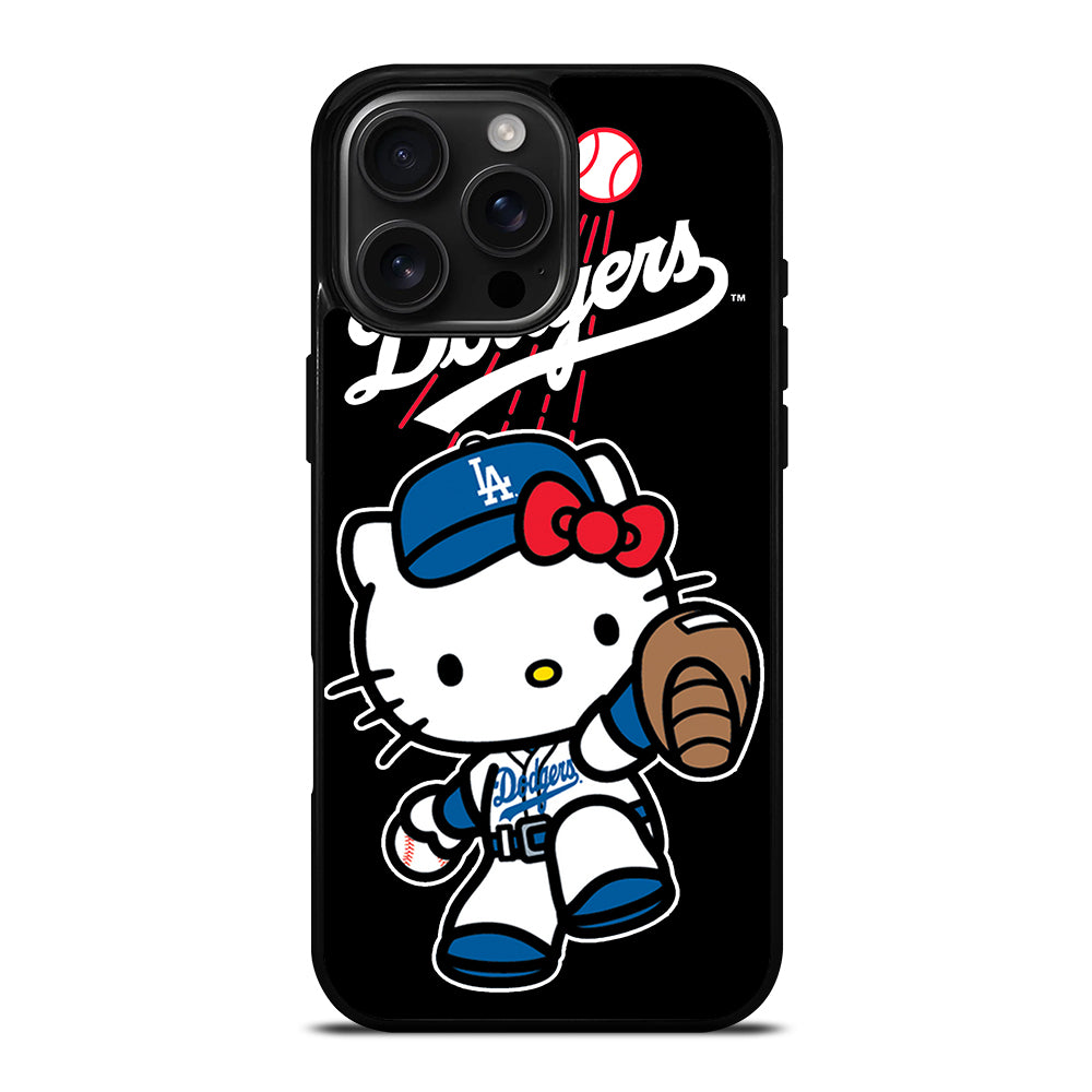 LA DODGERS HELLO KITTY MLB 2 iPhone Case Cover