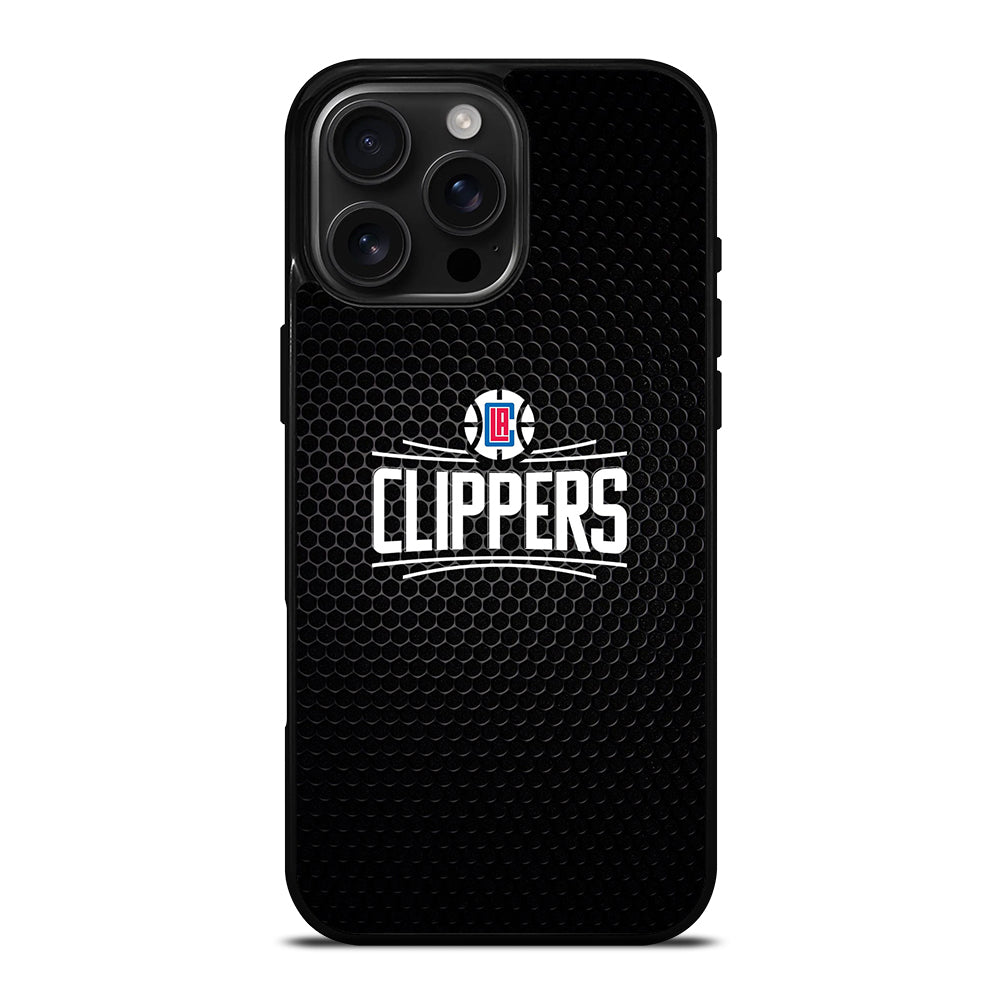LOS ANGELES CLIPPERS METAL LOGO iPhone Case Cover