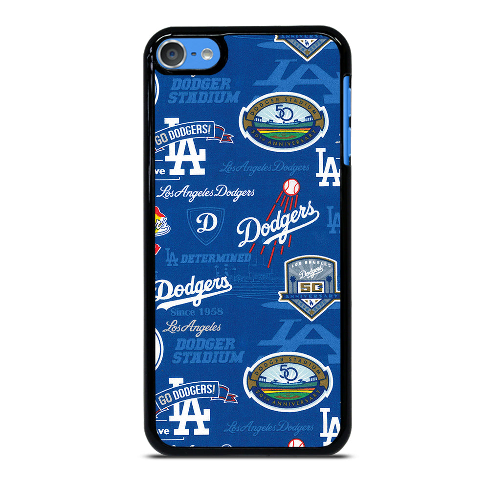 LOS ANGELES DODGERS LOGO COLLAGE iPod Touch Case Cover