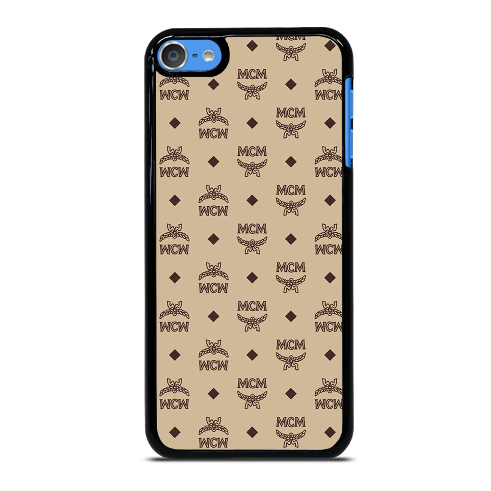MCM WORLD WIDE BROWN LEATHER PATTERN 2 iPod Touch Case Cover