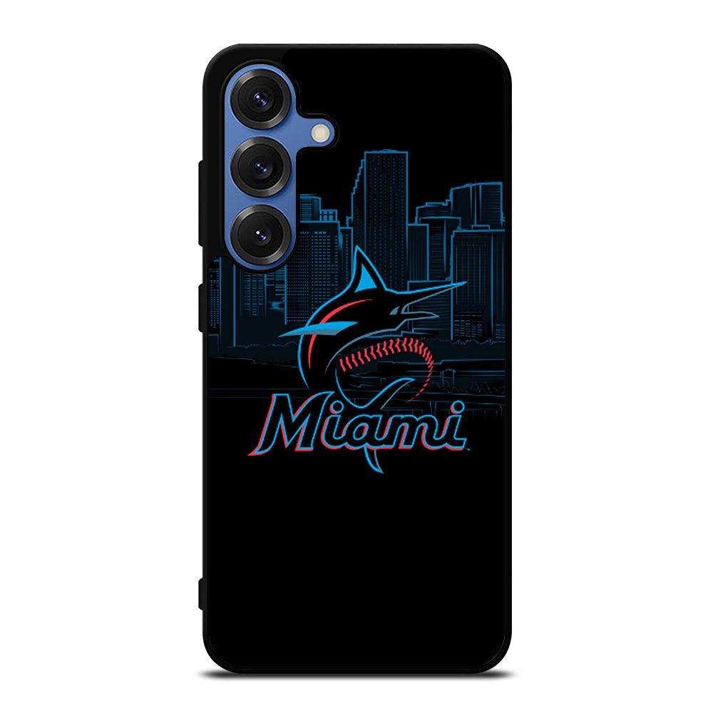 MIAMI MARLINS BLACK Samsung Galaxy Case Cover