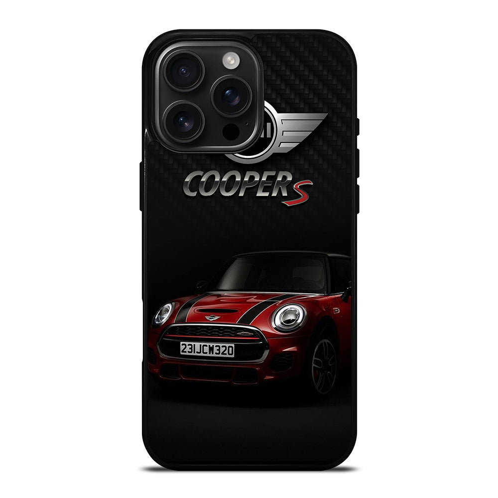MINI COOPER S RED CAR iPhone Case Cover