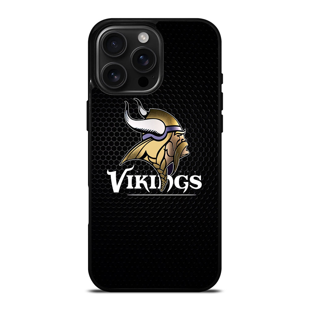 MINNESOTA VIKINGS METAL LOGO iPhone Case Cover