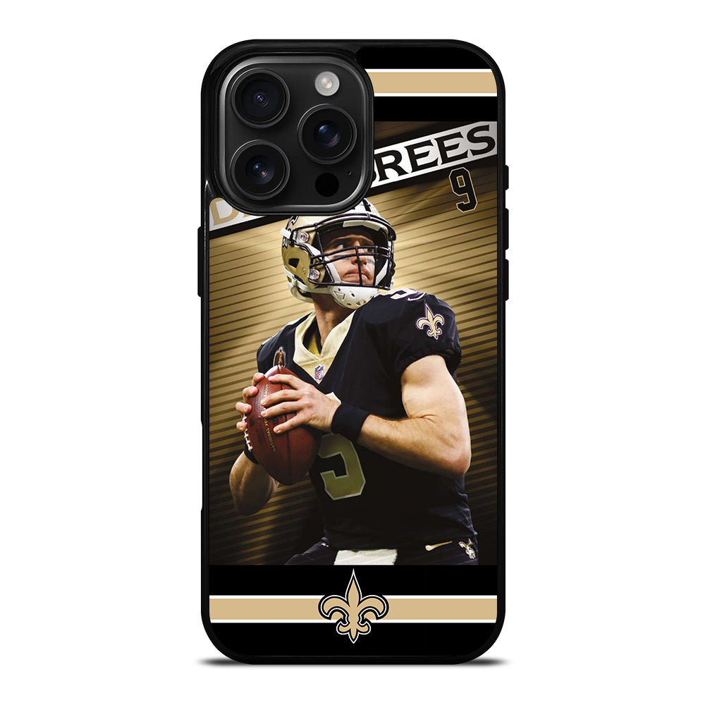 NEW ORLEANS SAINTS DREW BREES 9 iPhone Case Cover