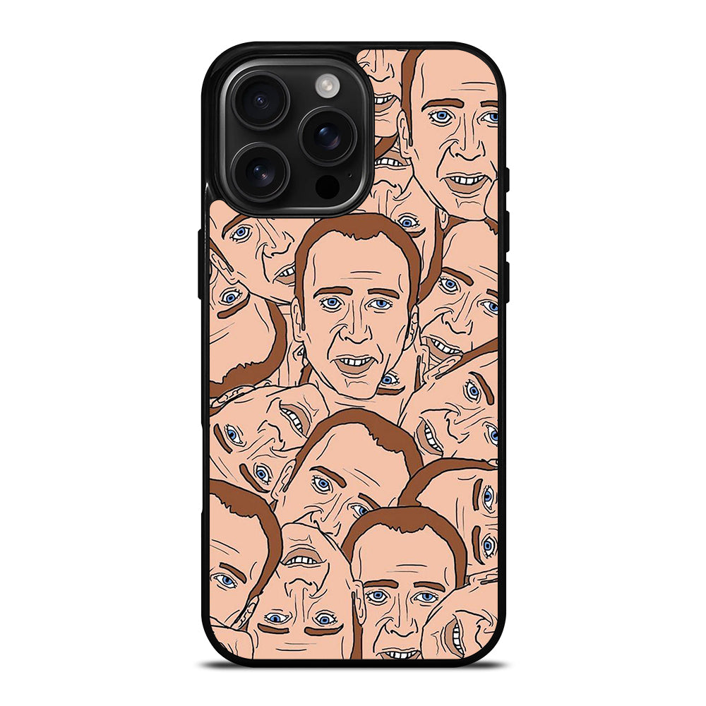 NICOLAS CAGE COLLAGE iPhone Case Cover