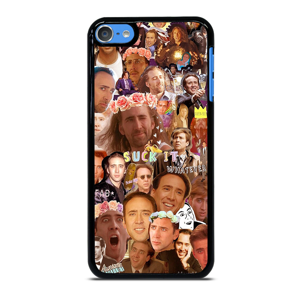 NICOLAS CAGE COLLAGE 2 iPod Touch Case Cover