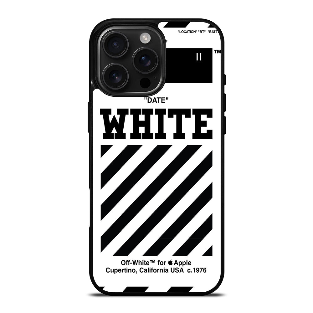OFF WHITE BLACK STRIPE iPhone Case Cover