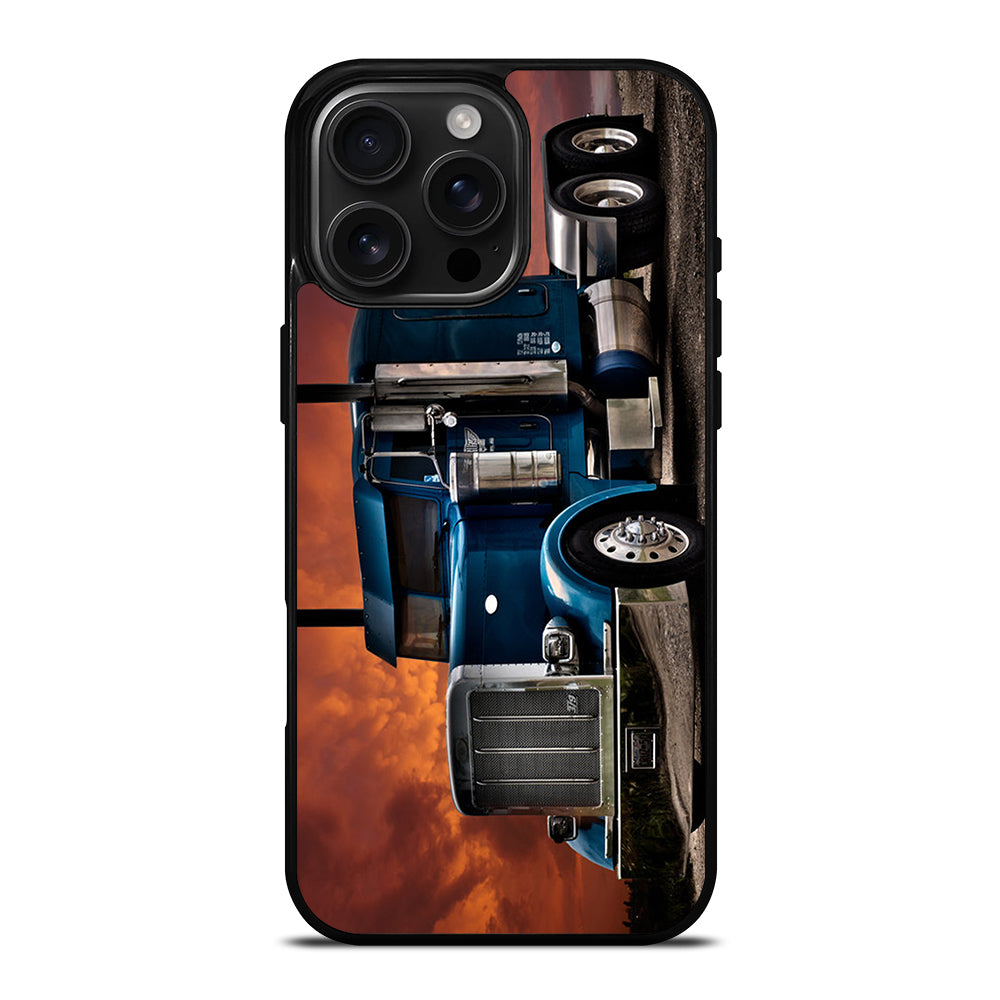 PETERBILT TRUCK BLUE iPhone Case Cover