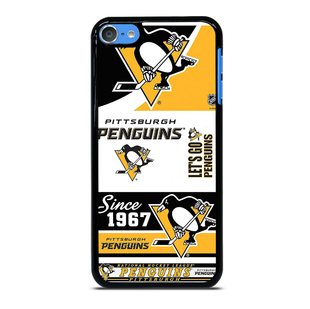 PITTSBURGH PENGUINS LOGO COLLAGE iPod Touch Case Cover