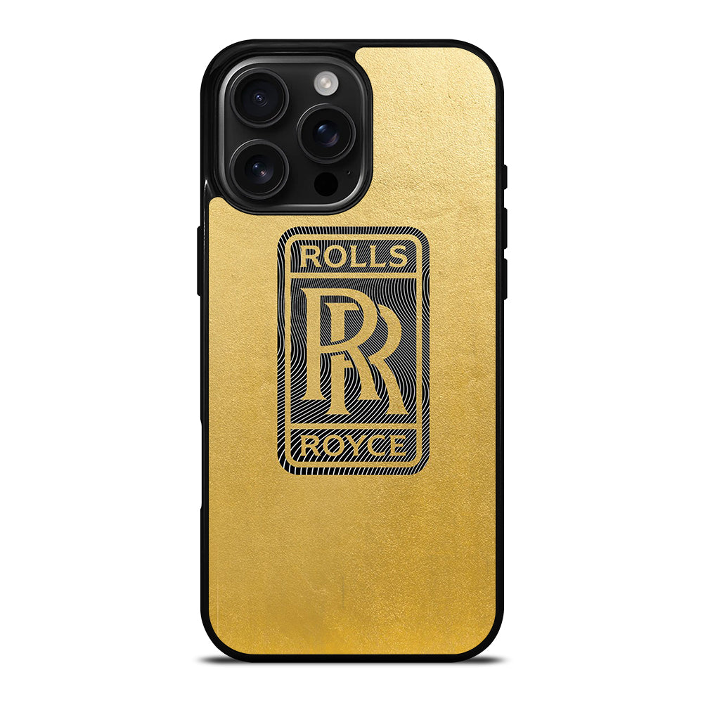 ROLLS ROYCE LOGO GOLD iPhone Case Cover