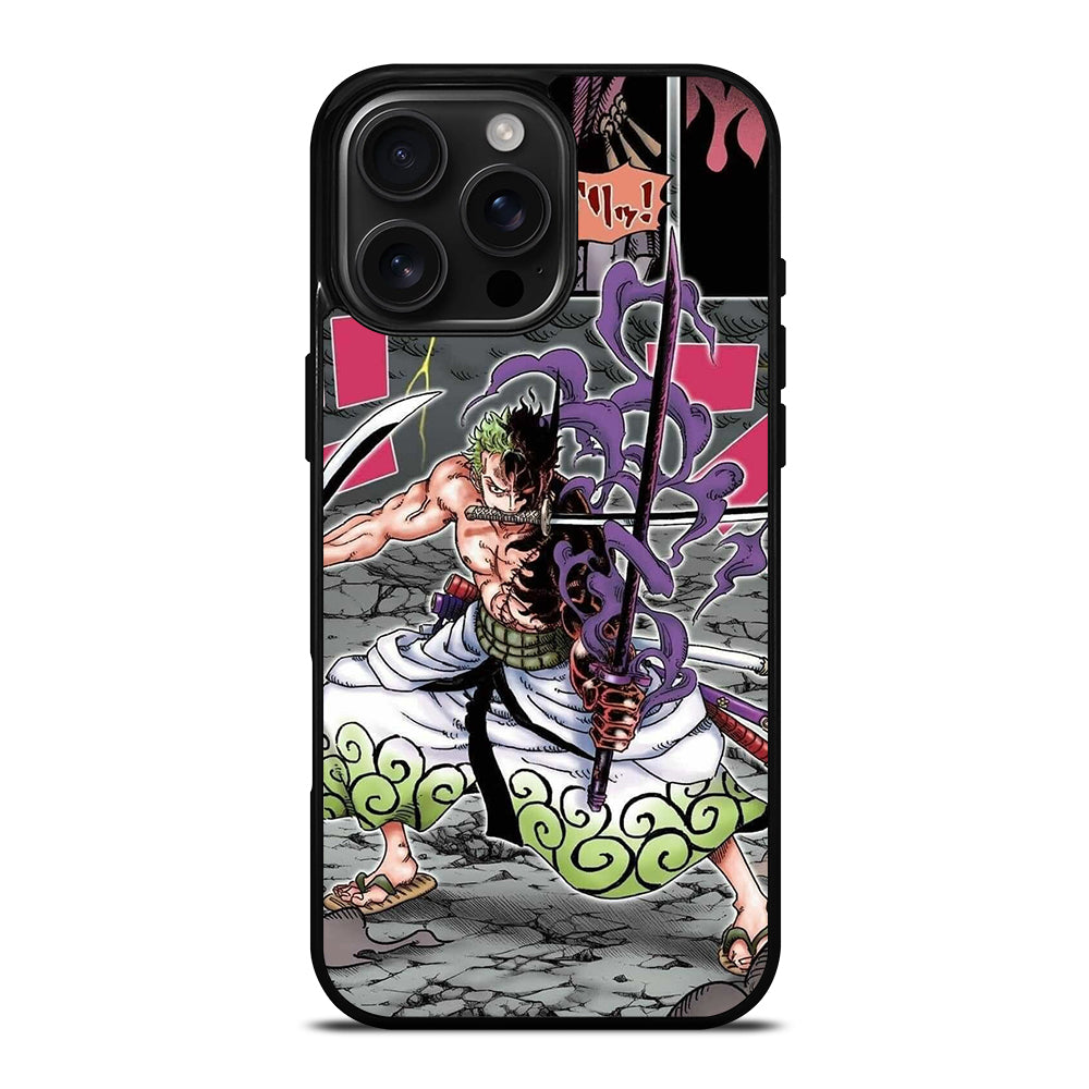 RORONOA ZORO ONE PIECE COMIC iPhone Case Cover