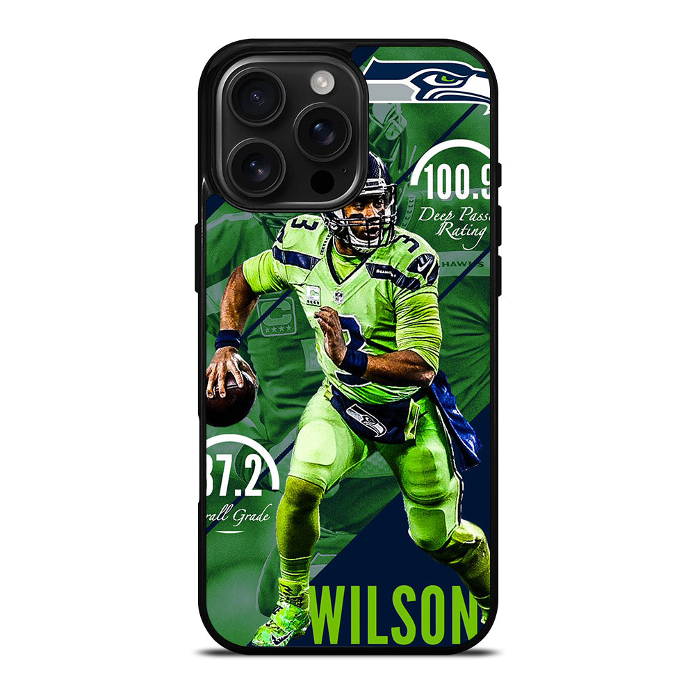 RUSSELL WILSON SEAHAWKS iPhone Case Cover